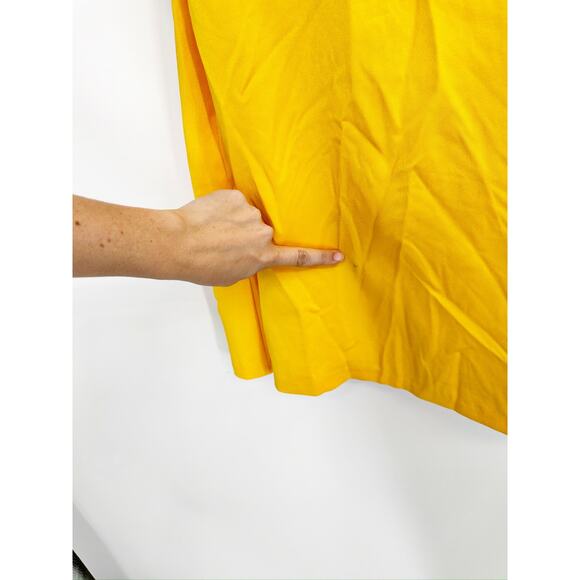 Mac Duggal 55286 Lemon Yellow One Shoulder Ruffle Mini Dress Size 4 - Picture 6 of 7